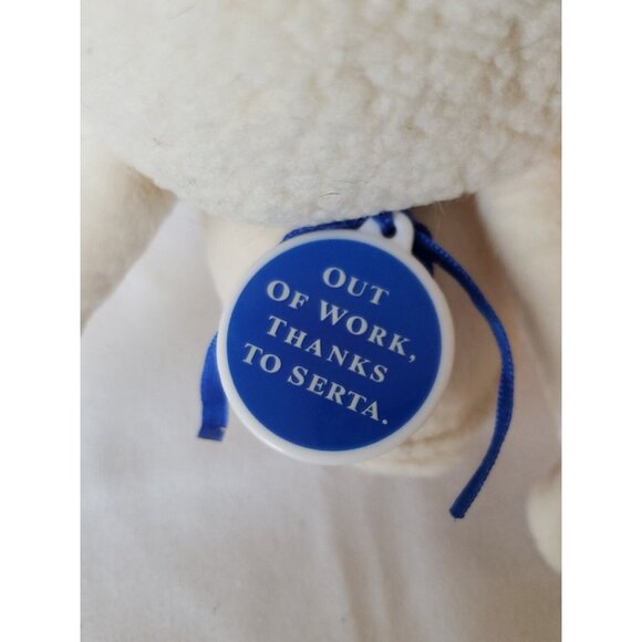 Serta Sleep Sheep Beanie Lot 2 Advertising Toy Scotty Bedtime Counting #1 Curto - Picture 8 of 14